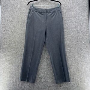 Talbots‎ Womans Pants Size 8P Gray Trousers Pocket Stretch Executive Career